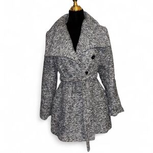 Steve Madden Women's Black and Gray Teddy Jacket